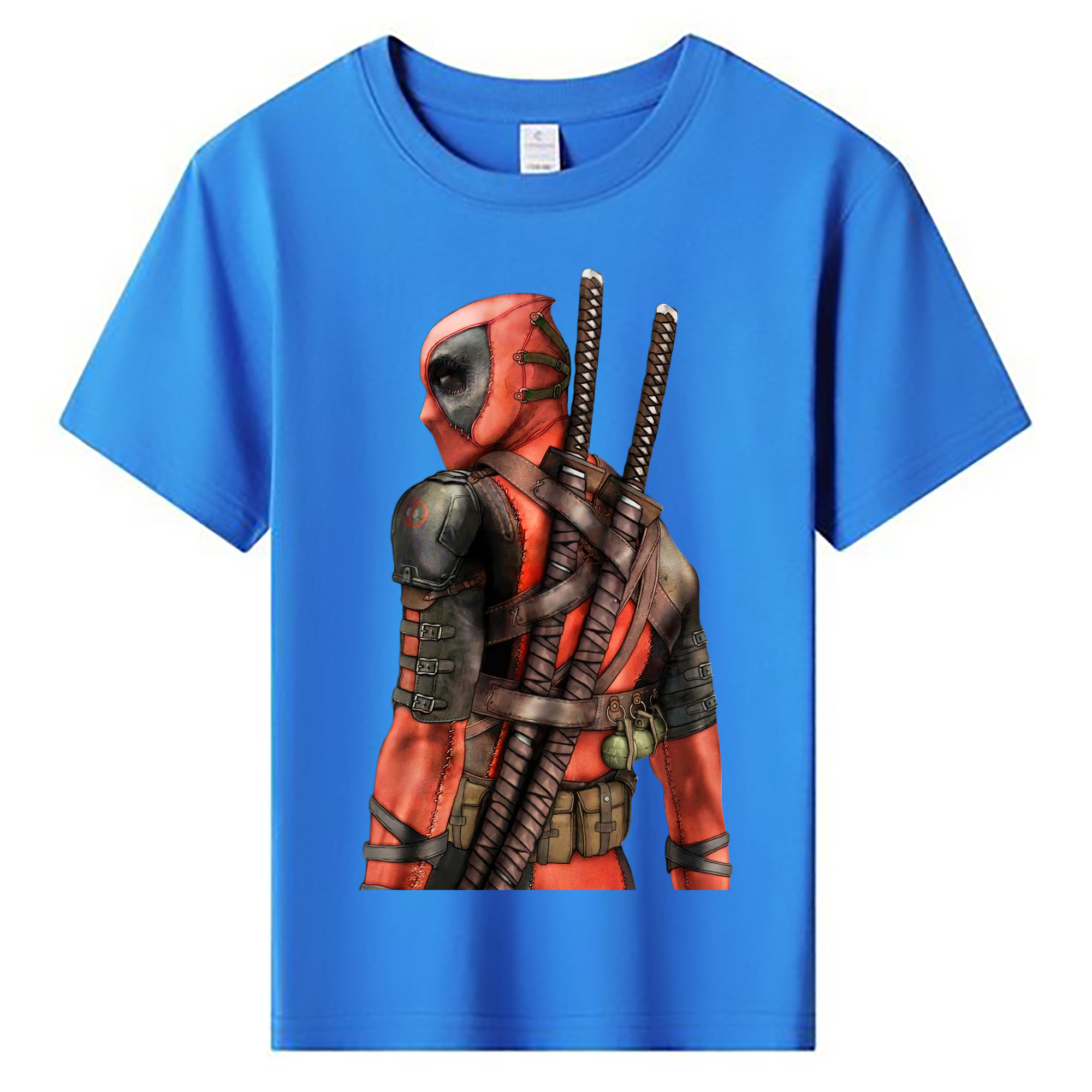 （画像用） Deadpool デッドプール 綿100％キッズTシャツ（フロントプリント）